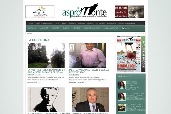 Revista theme site design template sample