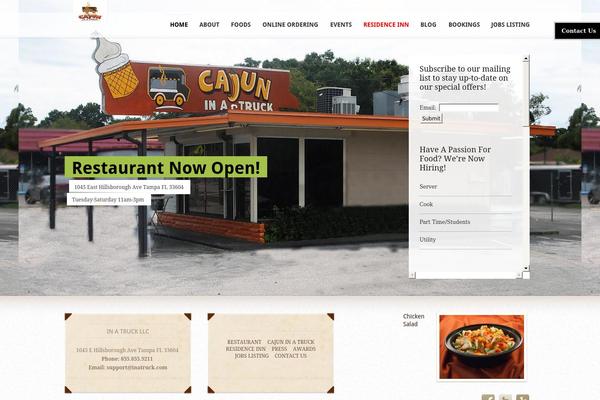 Foodlovers theme site design template sample