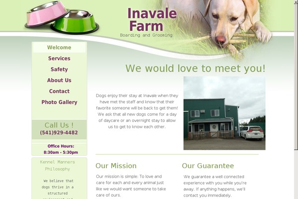 inavalefarmboardingandgrooming.com site used Wordgrass