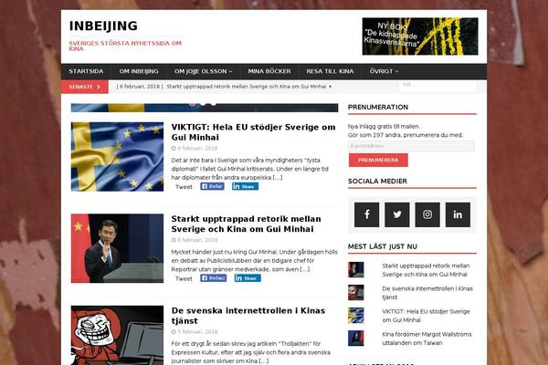 The Fox theme site design template sample