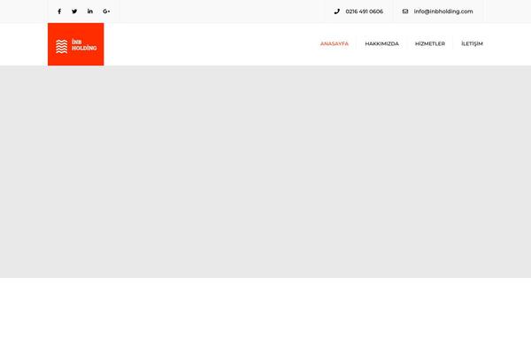 Constructo theme site design template sample