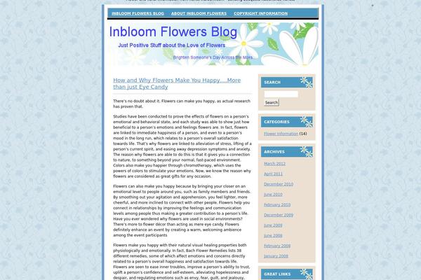Sunflower theme site design template sample