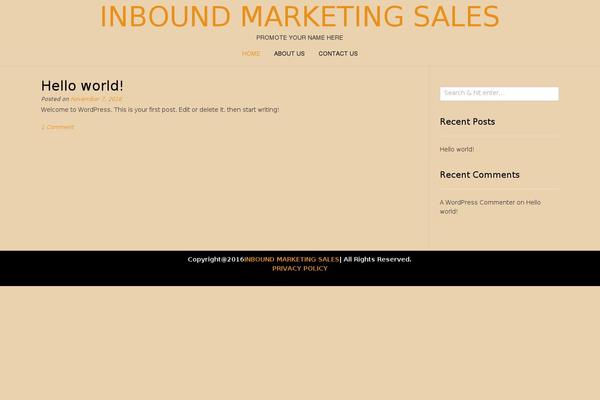 Nikkon theme site design template sample