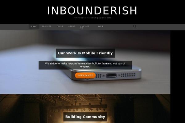 Suits theme site design template sample