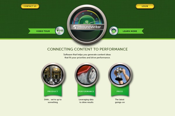 Fabric theme site design template sample