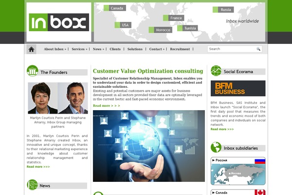 inbox-group.com site used Cooltheme