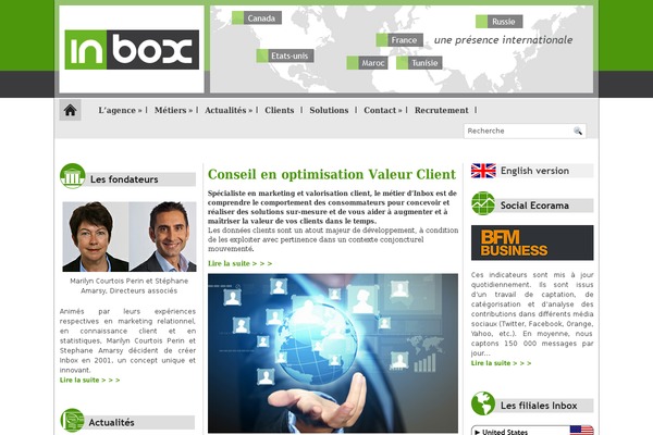 inbox-group.fr site used Cooltheme