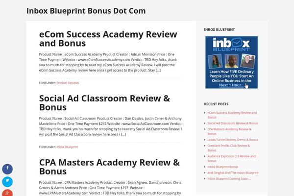 FlatBox theme site design template sample