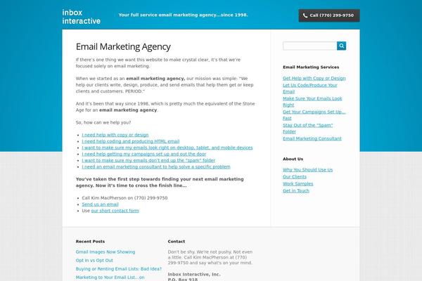 Nexus theme site design template sample