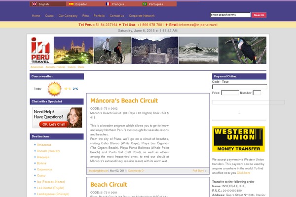 WP-Clear theme site design template sample