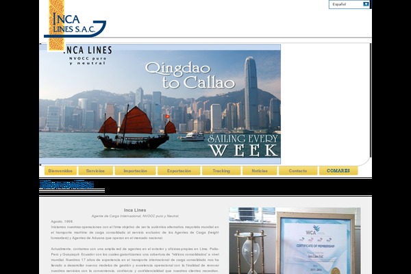 Site using WordPress Content Slide plugin