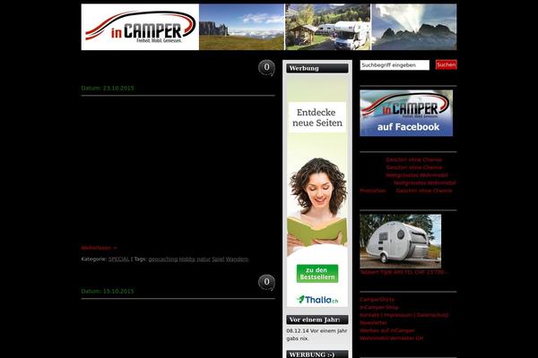 vita theme site design template sample