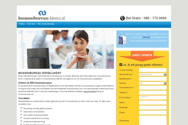 incassobureau-kiezen.nl site used Mijnthema