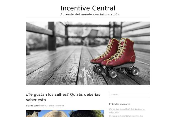 Lifestyle theme site design template sample