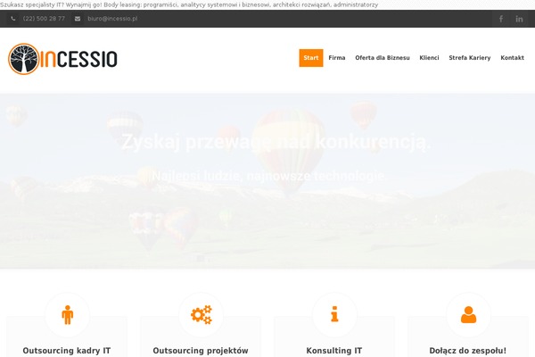 Breakout theme site design template sample