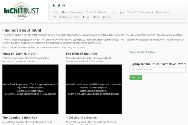 inchi-trust.org site used Customizr