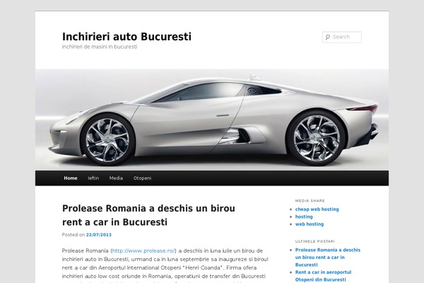 Twenty Eleven theme site design template sample
