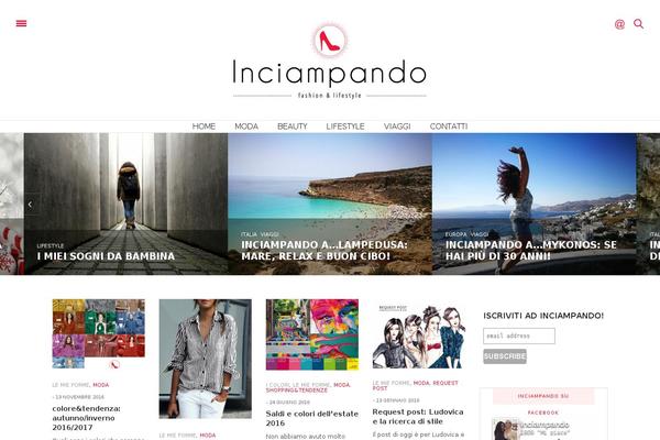 The Voux theme site design template sample