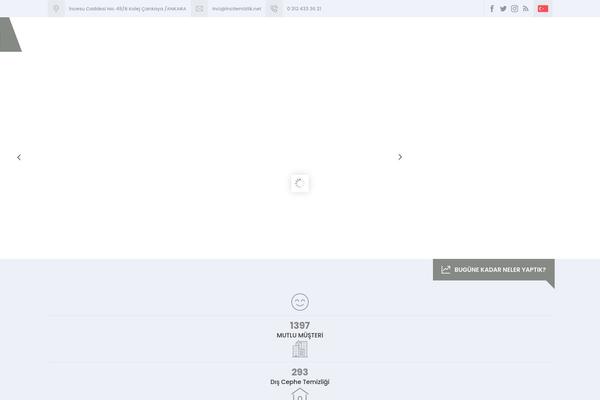 Denge theme site design template sample