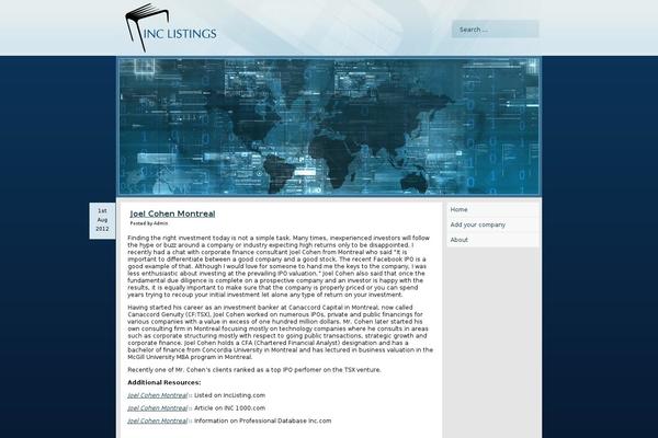 inclistings.com site used Earthlingtwo
