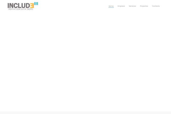 Fluid theme site design template sample