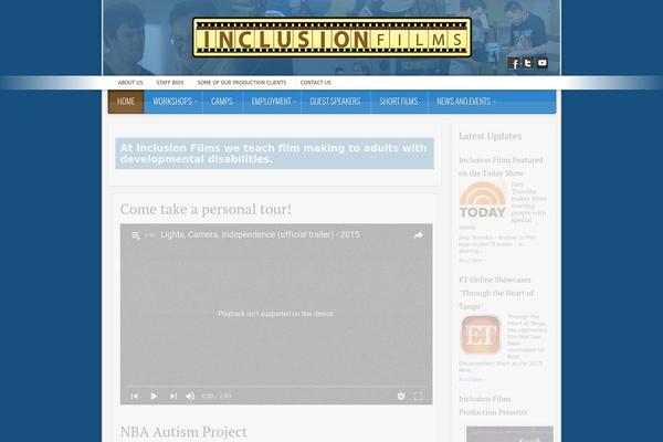 Voxel theme site design template sample