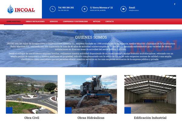 Brick theme site design template sample