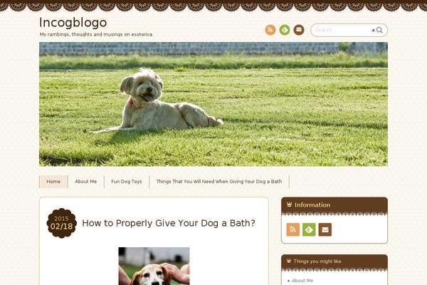 Chocolat theme site design template sample