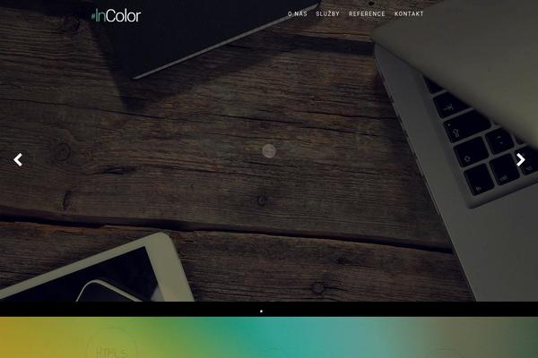 incolor.cz site used Incolor