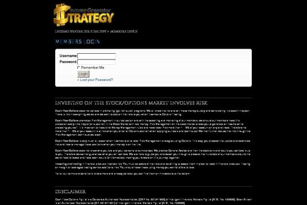 incomegeneratorstrategy.com site used Igs