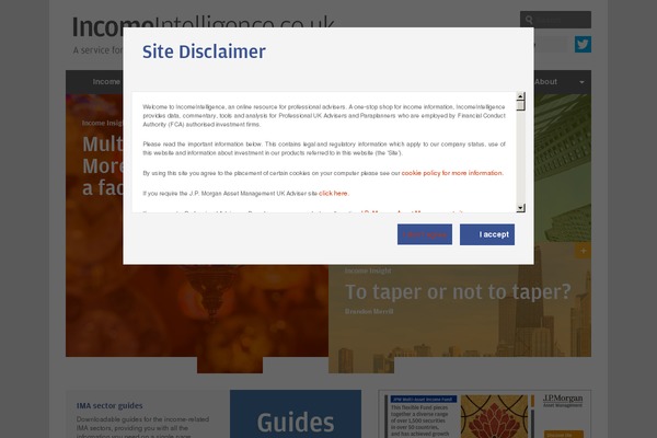 incomeintelligence.co.uk site used Jpm