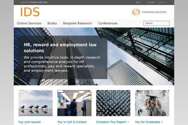 Ids theme site design template sample