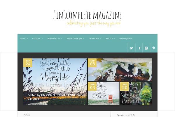 Awaken theme site design template sample