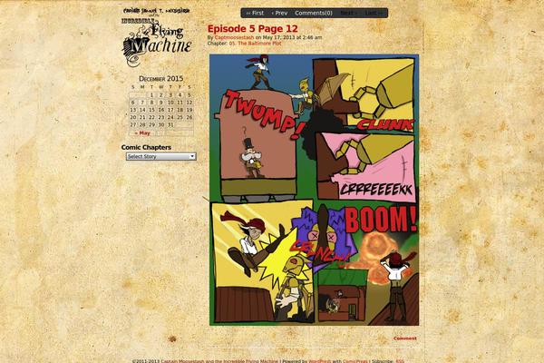 ComicPress theme site design template sample