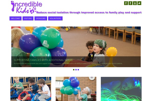 Parabola theme site design template sample