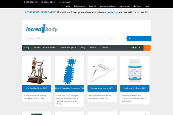 Superstore Child theme site design template sample