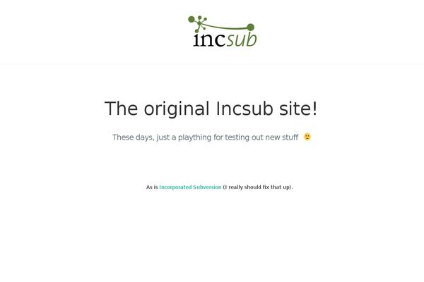 UpFront theme site design template sample