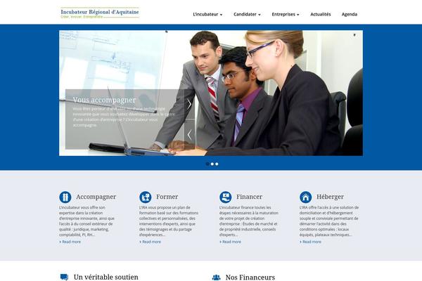 Biznez Lite theme site design template sample