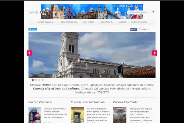 Simple’n’Bright theme site design template sample