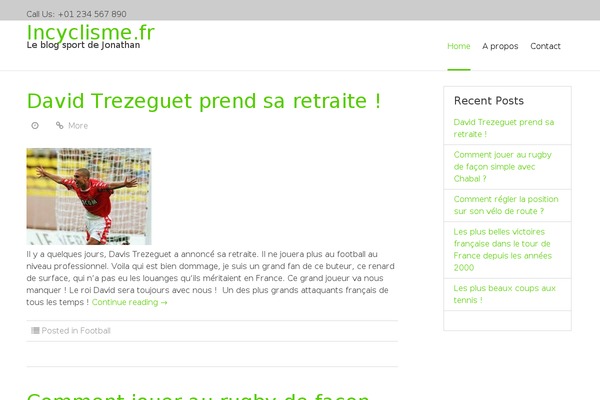 Greenr theme site design template sample