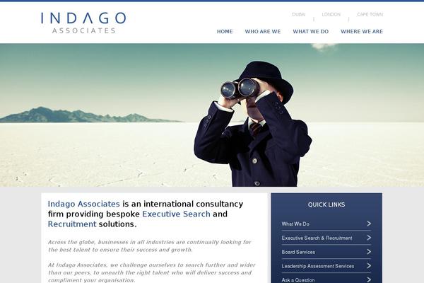 indago-associates.com site used Indago