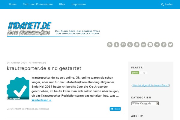 Site using Donottrack plugin