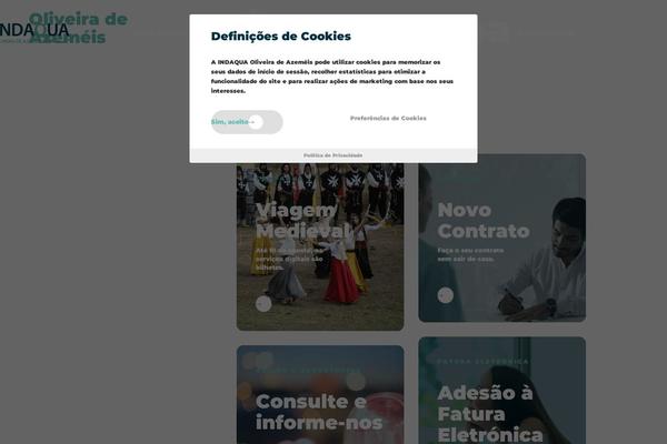 Site using Indaqua-contracts plugin