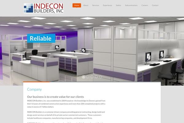 indeconbuilders.com site used Venture