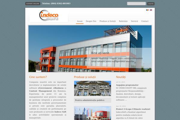Megacorp theme site design template sample