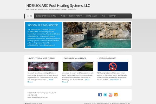 Enterprise theme site design template sample