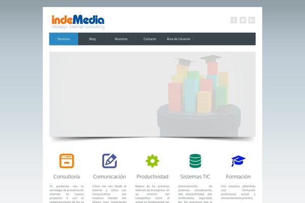 Increase theme site design template sample