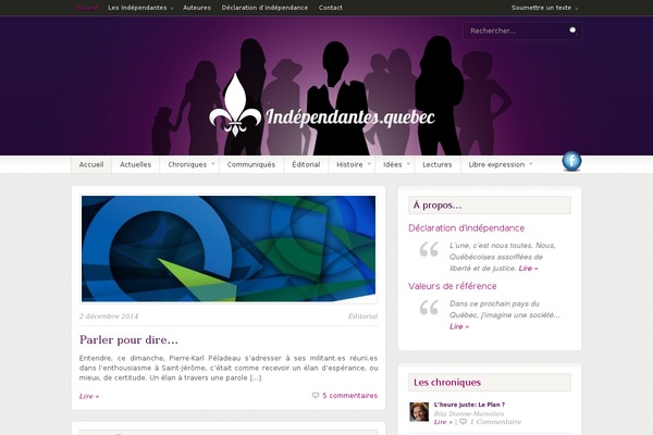 freshnews-independantes theme websites examples