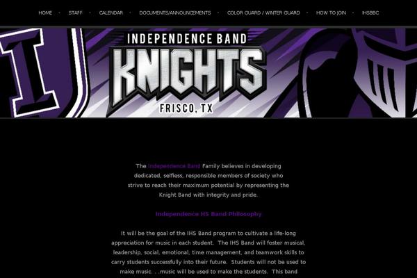 Argent theme site design template sample