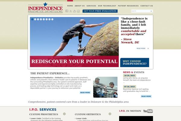Ipo theme site design template sample